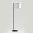 Montage Modern Floor Smart Lamp with LED Light & Shade, Black