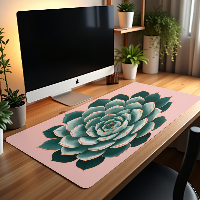 Polyester Desk Pad, 14.4x12.1