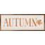 Feuille d'automne orange - blanc-1879252166