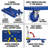 Heavy-Duty 5-Wheel Platform Truck, 1320 lb Capacity