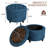 Button-Designed Upholstered Ottoman With Storage-855103893