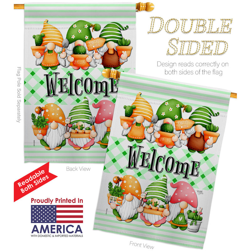 Drapeau de maison à 2 côtés en polyester 40 po x 28 po