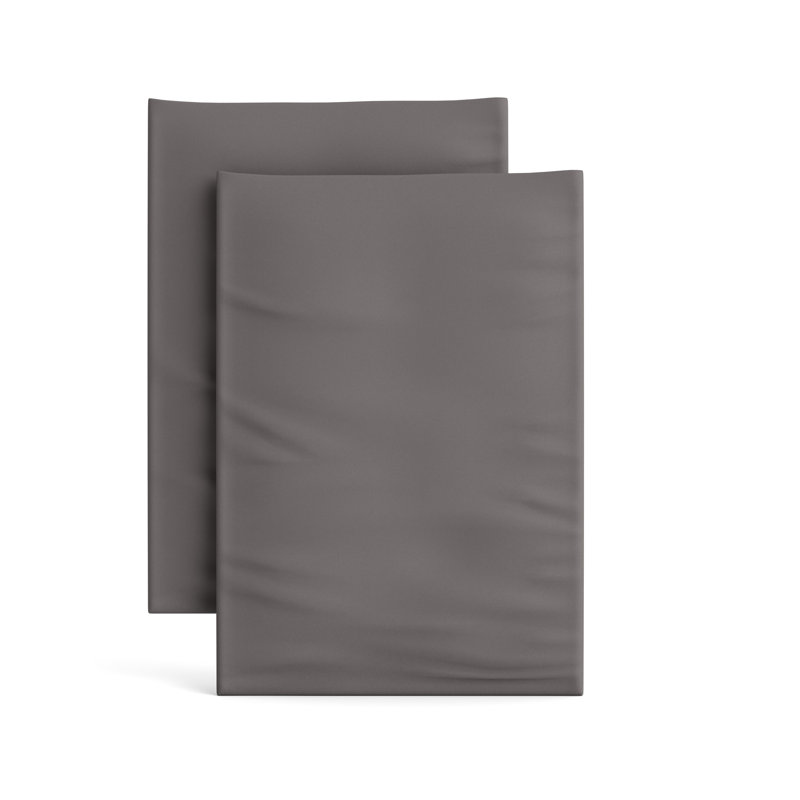 Taie d'oreiller prête à accueillir Lyocell, Taie d’oreiller standard, Gris