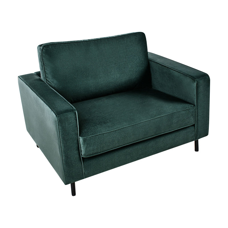 Boucle Living Room Set Telluride, Green Velvet