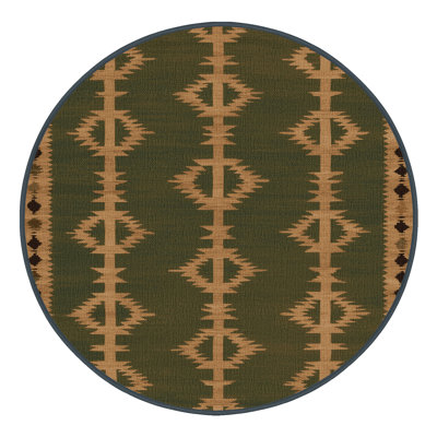  Washable Mesquite Tree Southwestern Area Rug