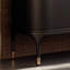 Buffet rétro avec portes en rotin-102684445