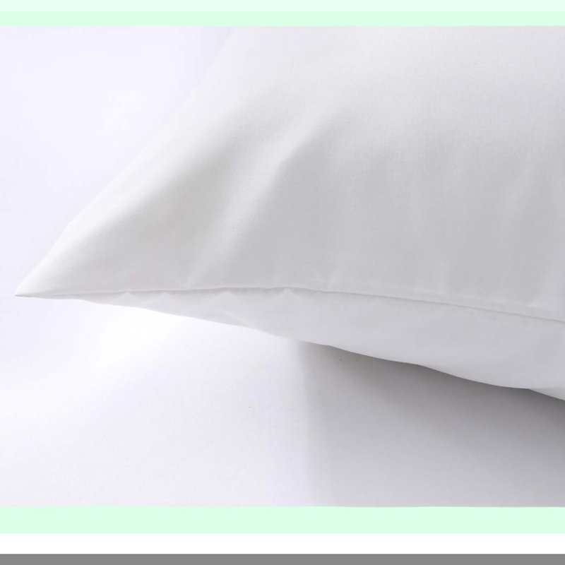 Luxury Soft White Pillowcase Set - 2 Pack Queen Size Microfiber Pillow Cases with 2000 Thread Count - Breathable & Hypoallergenic Bedding Essentials