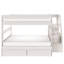 Lit superposé Modern Farmhouse avec escalier et tiroirs de rangement-1061841632-1061841637