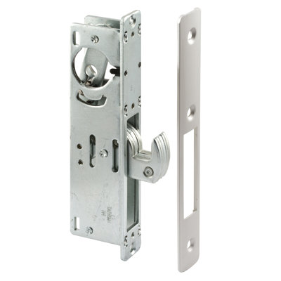 Commercial Door Deadbolt Lock, Aluminum, Laminated Swing Hook Lock Commercial Door Deadbolt Lock, Aluminum, Laminated Swing Hook Lock