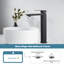 High Arc Single Handle Single Hole Bathroom Faucet With Drain Kit-103560316