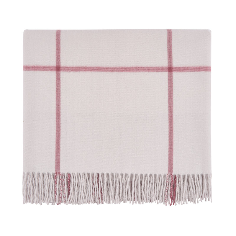Glasgow 50" x 60" Throw, Light Blue