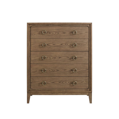 Commode 5 tiroirs au fini latté