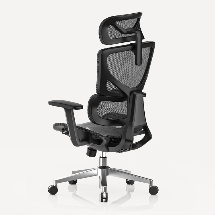 Heavy Duty Ergonomic Office Chair Black Mesh Desk Chair | OdinLake Ergo Upgrade 518