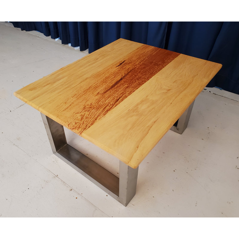 Table basse traîneau, H 16,75 po x L 25 po x l 31 po, Chrome