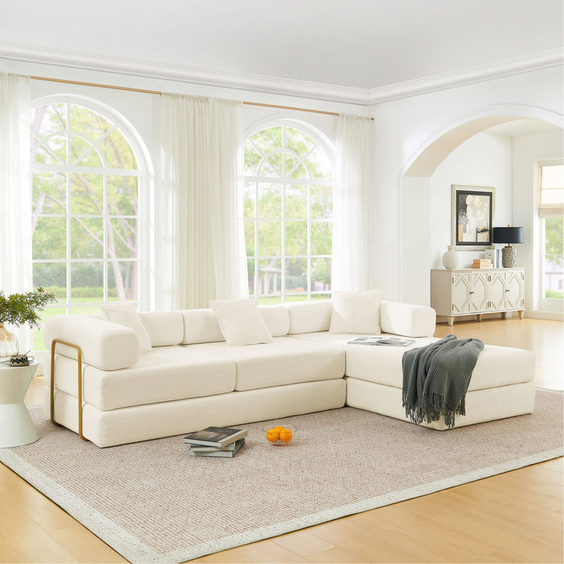 Canapé modulaire de Boneless, Beige