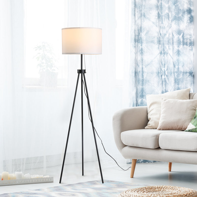 Lampe trépied 60 po West Hewish, Noir