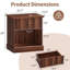 57.7cm W Manufactured Wood Bedside Table-363509160