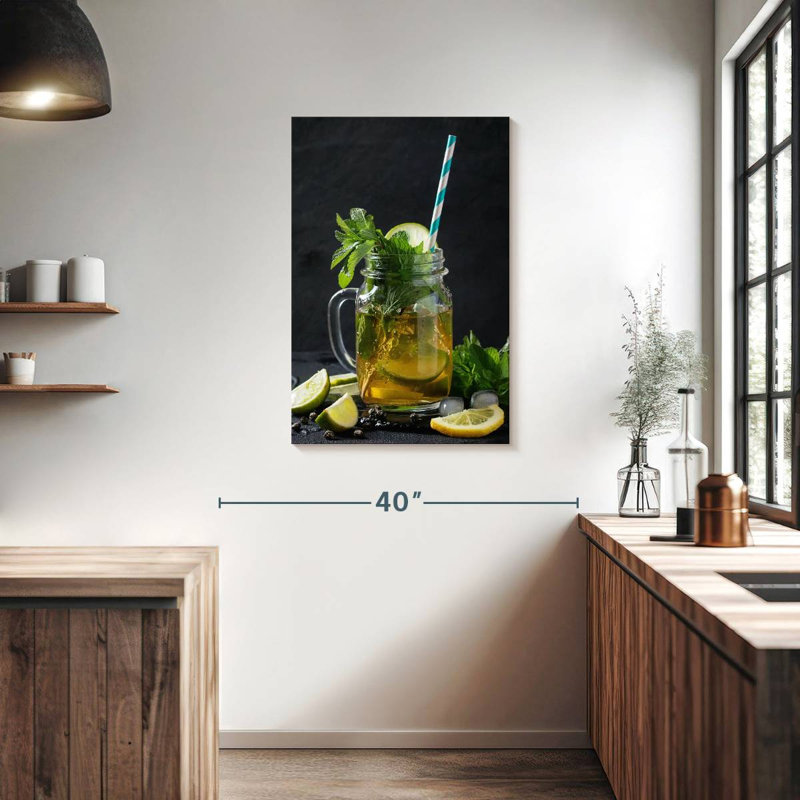 Yarlin Fresh Lemon Mint Tea, 36" H x 24" W