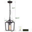Luminaire suspendu d'extérieur 12,5 po câblé
