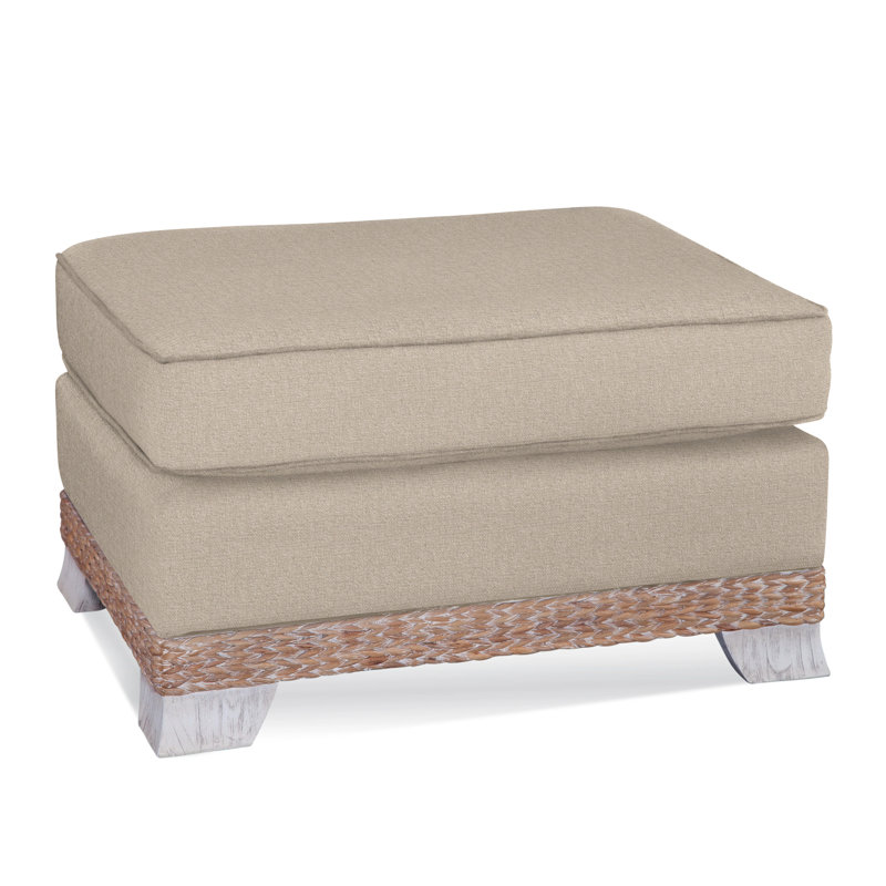 Fairwind Upholstered Ottoman, Eggshell Crypton Performance; 0884-93