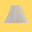 Abat-jour en lin naturel, forme cloche, fixation araignée, beige, 43 cm (L) x 43 cm (l) x 30 cm (H)