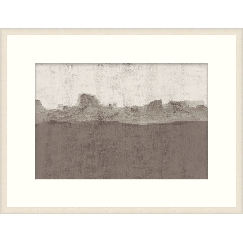 Desert Walls 3, reproduction d'art encadrée, H 30 po x l 38 po