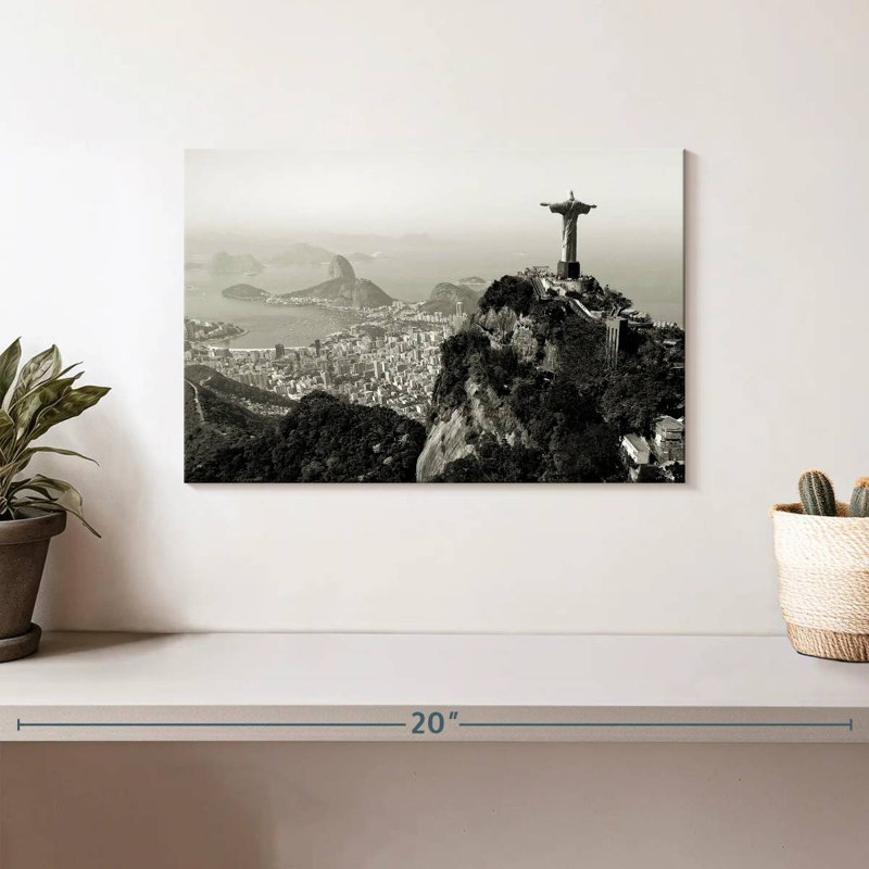 Hannes Rio De Janeiro en monochrome, H 8 po x l 12 po