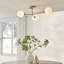 Denislav 3 - Light Metal Globe Pendant