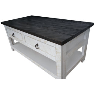 Monarrez Solid Wood Coffee Table