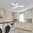 32'' Small Ceiling Fan With Light Kit & Remote-740172514-740172516