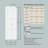 White Primed 3 Panel Solid Core Shaker Closet Wood Bi-fold Doors With Hardware Kit-120151324