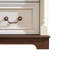 Commode à tiroirs de style campagnard avec base, commode rustique en bois, rangement pour commode pour la chambre à coucher, le salon, belle et robuste (commode)