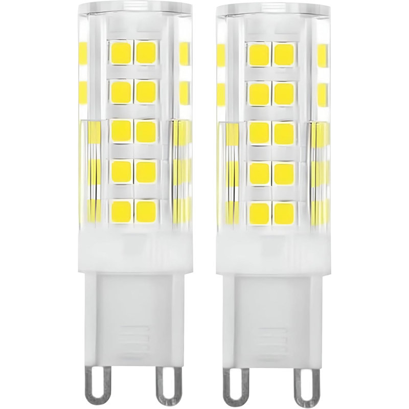 G9 LED Bulb, Cool White 6500K G 9 LED Bulbs, 3W 300LM G9 Capsule Bulb, Non Dimmable Energy Saving Light Bulb for Chandelier, Ceiling Lights, Wall Light, Crystal Lamp, Ceiling Fan Light