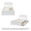 Lit plateforme simple avec deux tiroirs-115230142