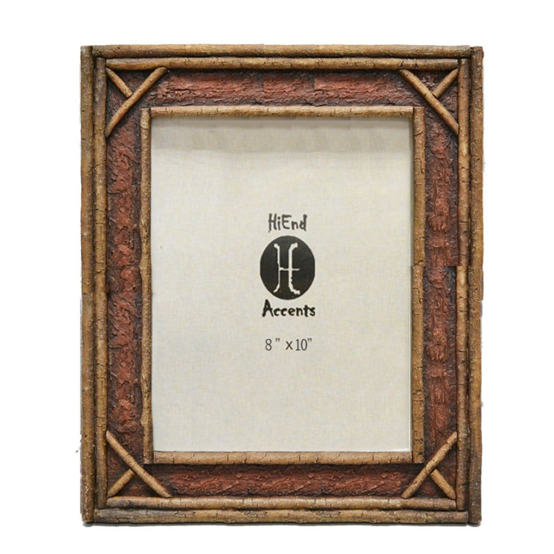 Brown Embossed Picture Frame, 8" x 10"