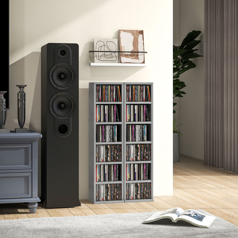88.5cm H Media Shelves