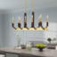 Lustre rectangulaire à 10 lumières Avangaline-1011434730