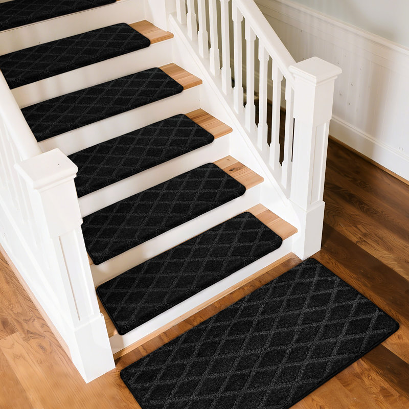 Tapis d'escalier Rease, Treillis Black Diamond
