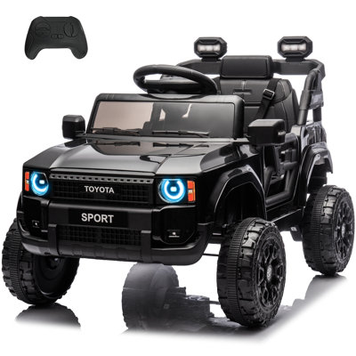 Licensed Toyota Land Cruiser 12v Battery Powered Kids Ride On Car Toy With Remote Control
