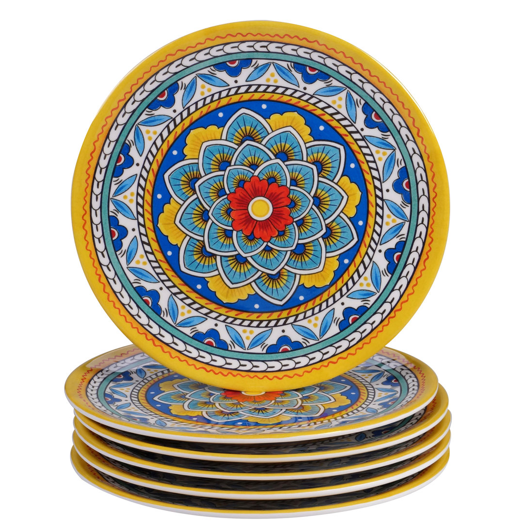 Certified International Portofino Set/6 Salad Plate 9" (Set of 6) Certified International