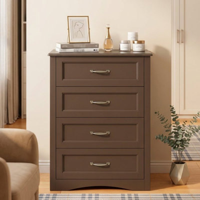 Commode 4 tiroirs en bois Ergica