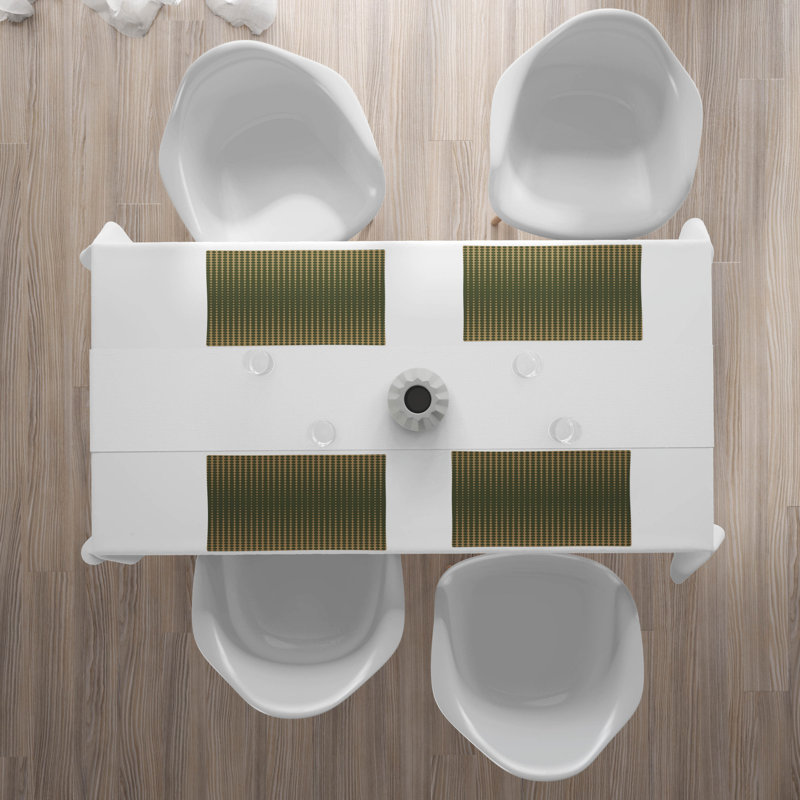 Polyester Geometric Rectangle Placemat