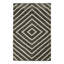 Hand Knotted Wool Area Rug in Gray