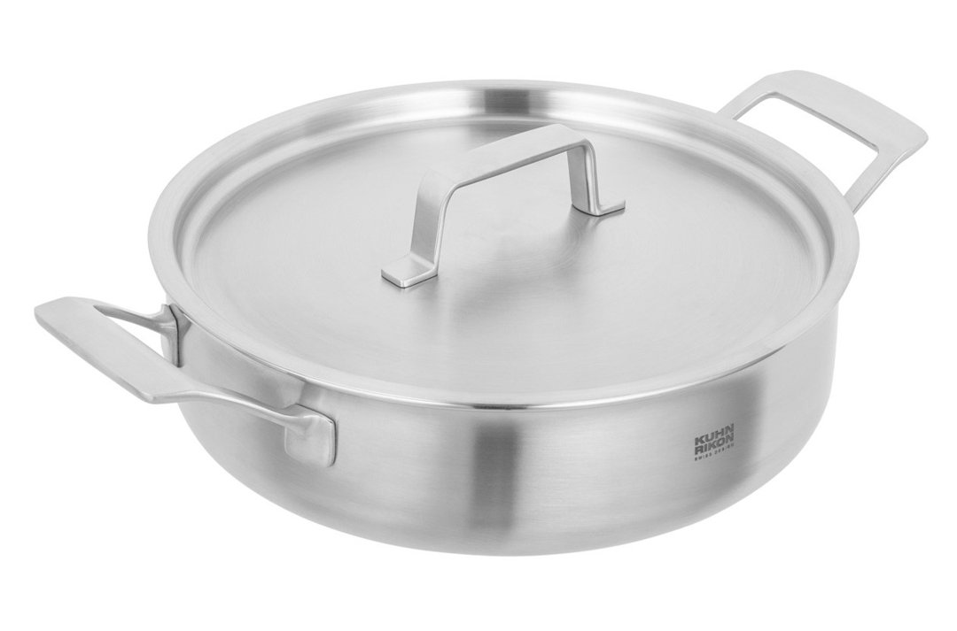 Schmortopf Culinary Fiveply aus Aluminium/Edelstahl