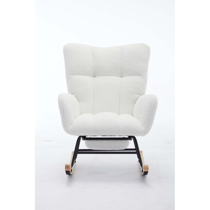 Chaise berçante Modern, Blanc