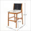Tabouret de bar noir 4 pièces Arly