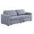 79" Linen Square Arm Sofa