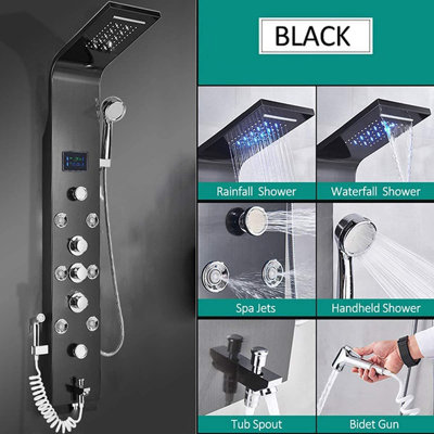 Trower Shower Tower Panel