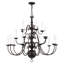 Lustre à niveaux 22 lumières Benedetto-443755528