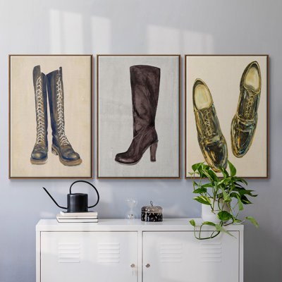 «The Shoe Fits I V1», reproduction sur toile 3 pièces